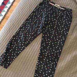 Sessun pants with paper crane print